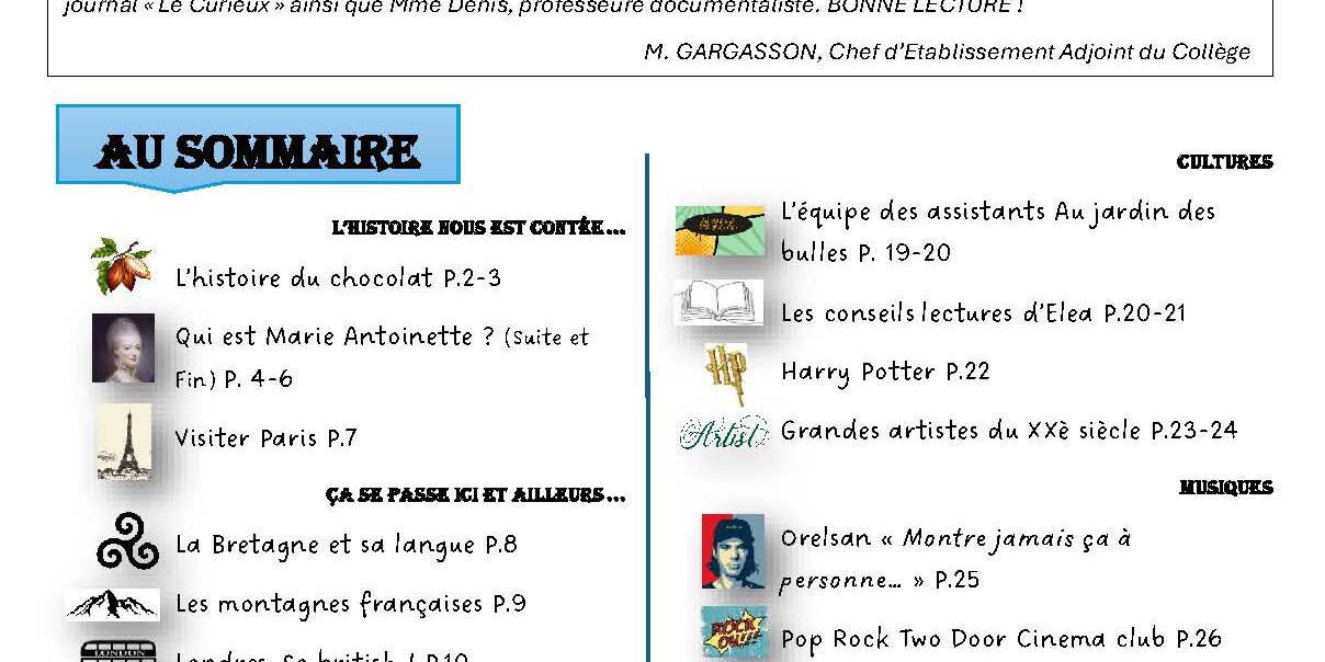 1-Page Sommaire N5